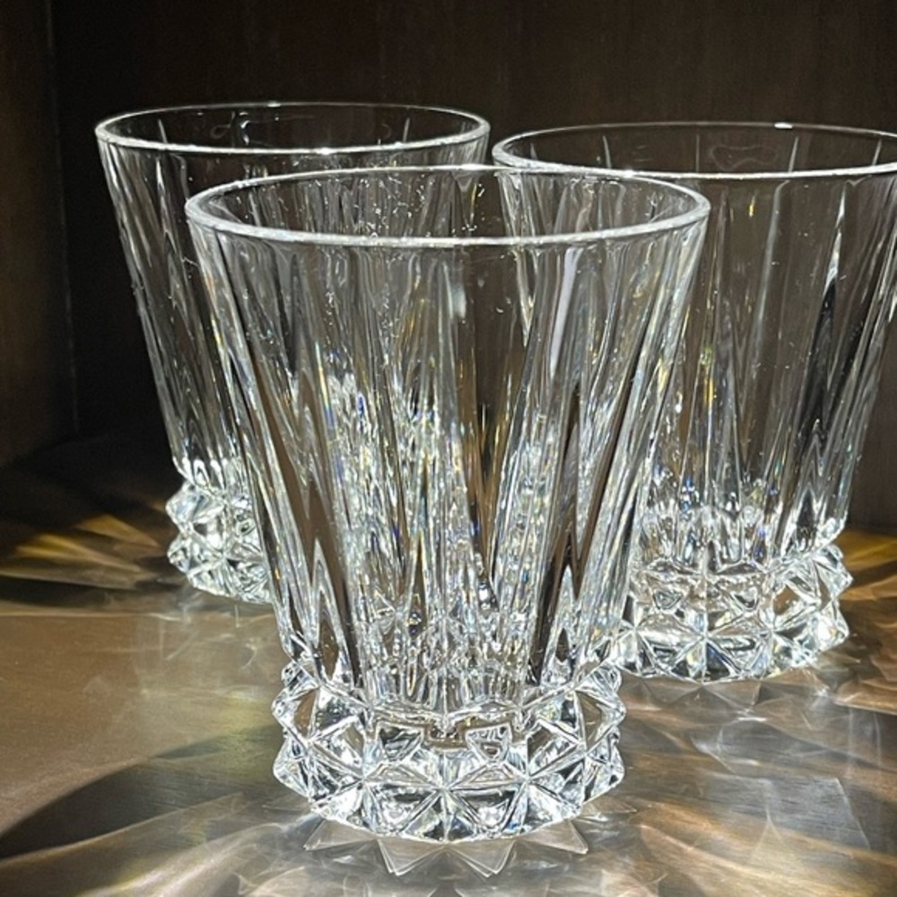 Oleg Cassini Crystal Wiskey glasses
